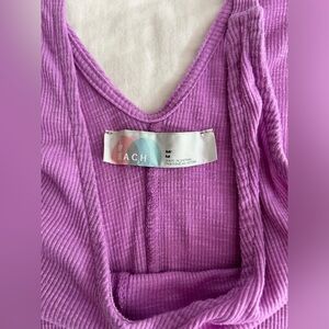 Free People Clovers Mini Dress Medium Purple